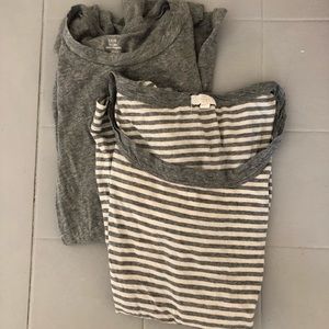 J. CREW long sleeve tissue t-shirt bundle